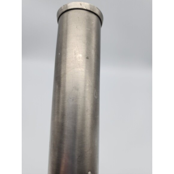 VTG Etain Fait Main Jean Goardere Pewter Bud Vase France Rare Find Lily Flowers - Picture 12 of 12